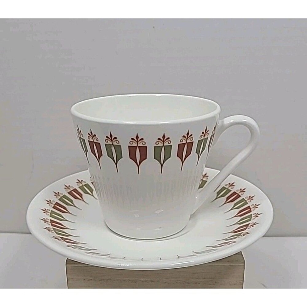 Vintage Cup/Saucer 96-I 96-G By Syracuse Captain's Table Design MCM